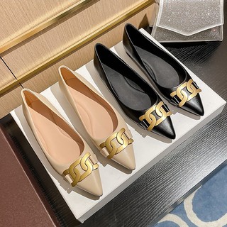 💖FULLBOX 💖 Giày bệt mũi nhọn xích đá