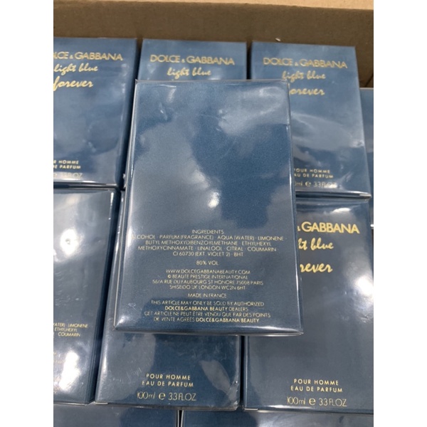 Nước hoa nam D&G Light Blue Forever Pour Homme EDP 100ml full seal | BigBuy360 - bigbuy360.vn