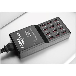 Sạc điện thoại 5V - 12 cổng USB (4 cổng 3.5A, 4 cổng 2.5A, 4 cổng 1.5A)
