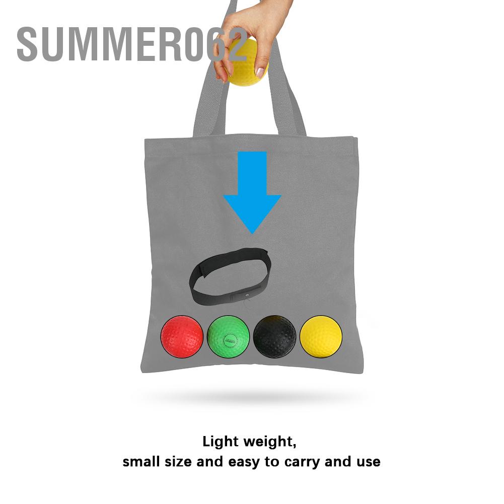 [Hàng Sẵn] 4 Quả bóng Đầu tập luyện Boxing ‑ Có gắn Thiết bị thể dục thể thao Pu Foam có thể điều chỉnh 【Summer062】