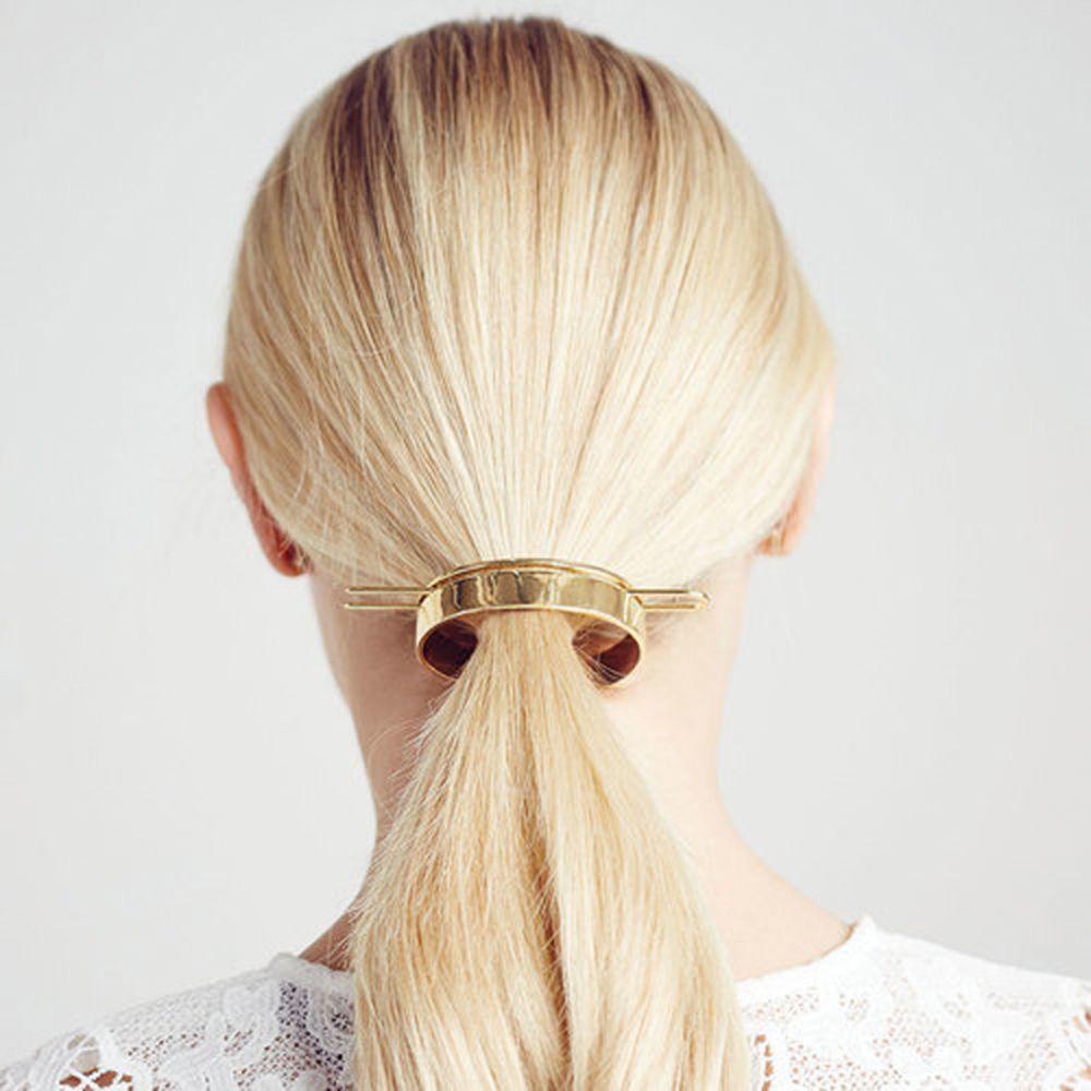 VANES1 Giá Đỡ Búi Tóc Hình Tròn Bằng Hợp Kim