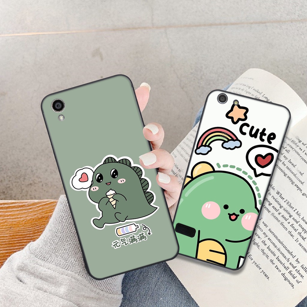 Ốp lưng Oppo Neo 7 - Neo 9 in hình khủng long cute