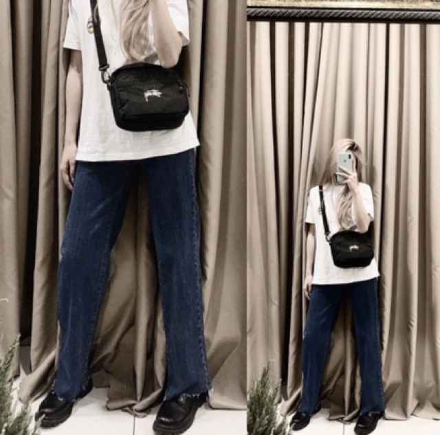 Quần culottes đai to 2 nút dáng dài Brandy