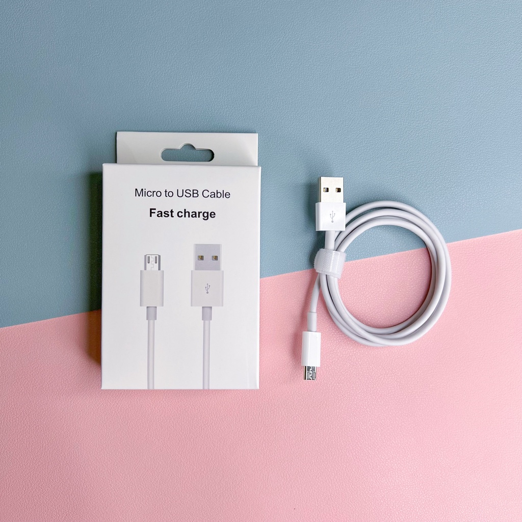 Dây cáp sạc Micro, dây sạc cho dòng android Samsung, oppo, vivo, Micro, chuẩn chính hãng chất lượng kiểm định full box