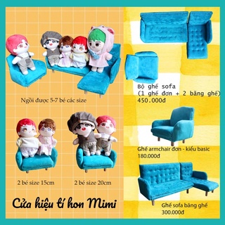 [Doll Furniture] Ghế Armchair cho Doll 15-20cm