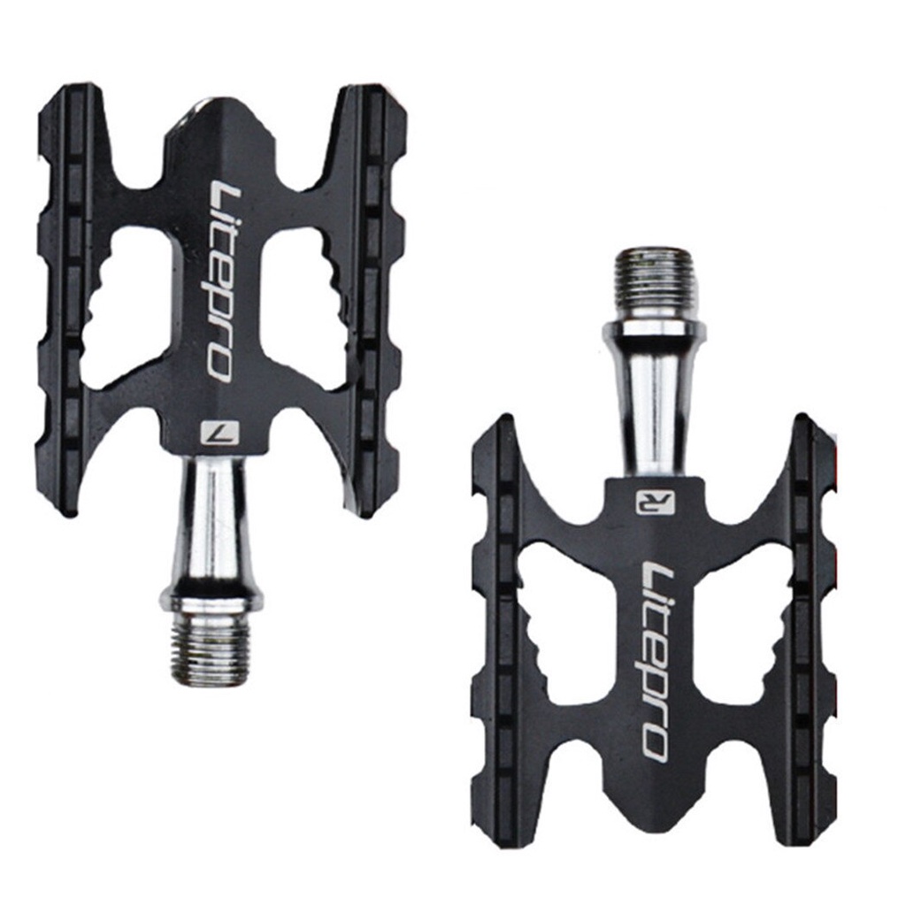 Litepro Bàn đạp Litepro hợp kim nhôm chống trượt cho xe đạp Brompton Fnhon