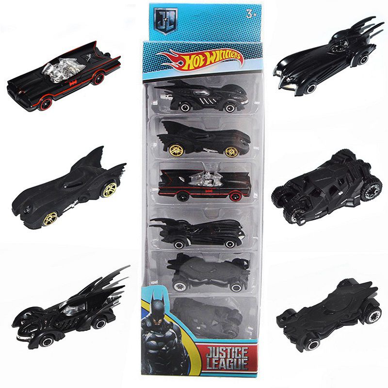 Bộ 6 Mô Hình Xe Hơi Batman Tỉ Lệ 1: 64