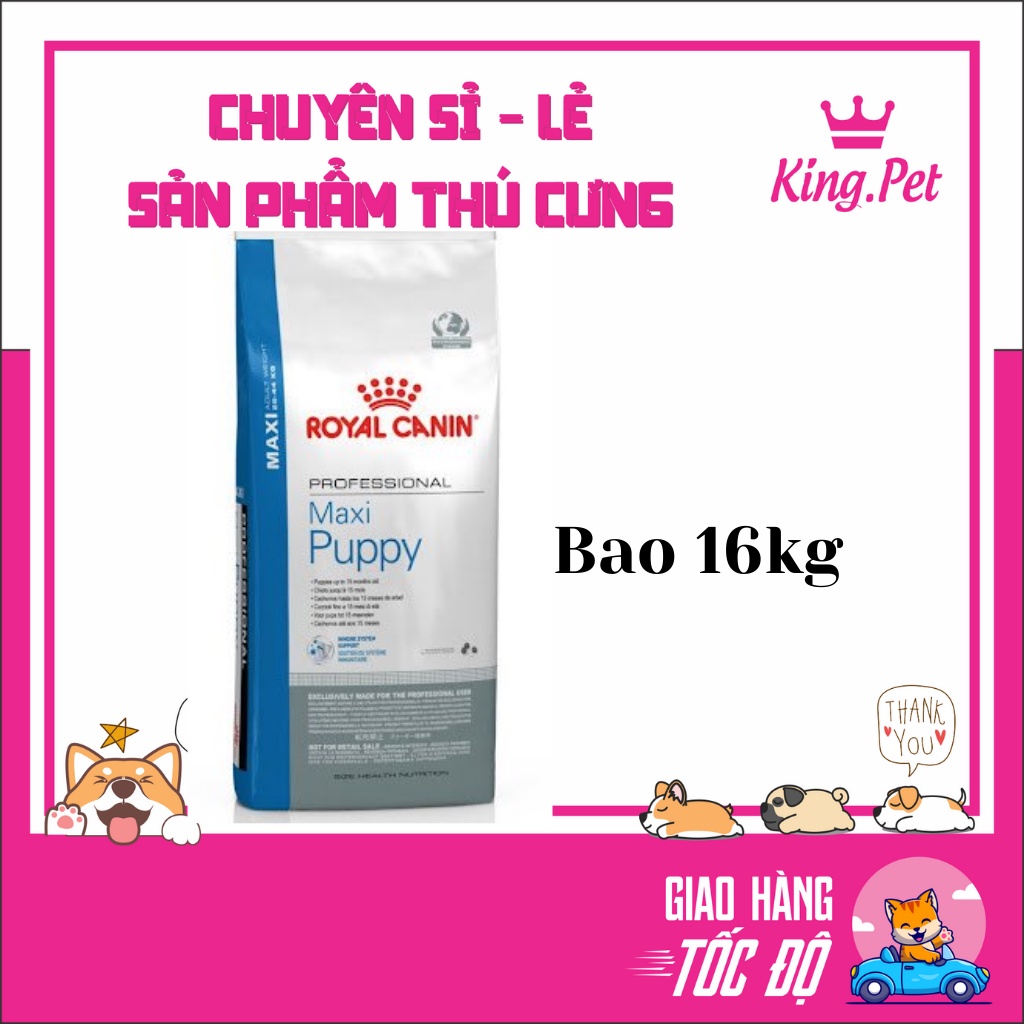 ROYAL CANIN MAXI PUPPY BAO 16kg thức ăn cao cấp cho chó