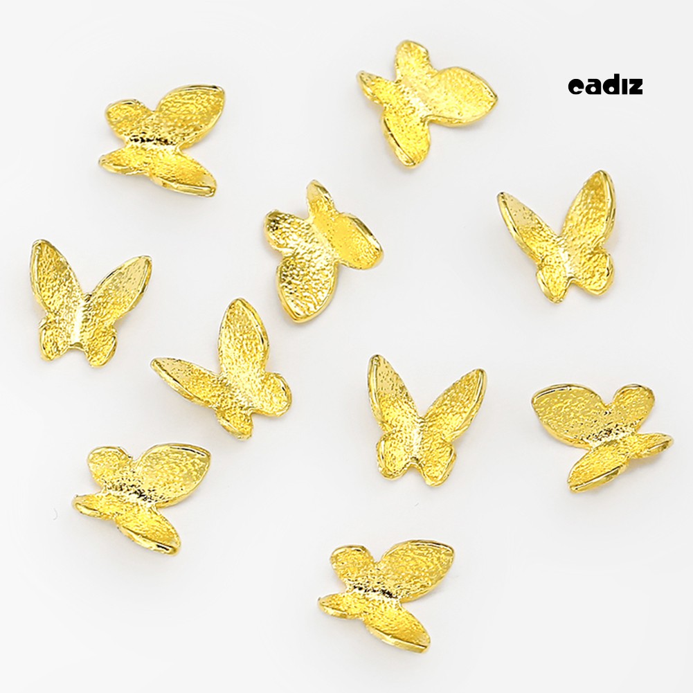 Bộ 100 Bướm 3D Dán Trang Trí Móng Tay