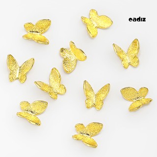 Bộ 100 Bướm 3D Dán Trang Trí Móng Tay