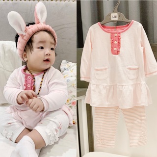 Bộ nỉ bông siêu đẹp cho bé gái