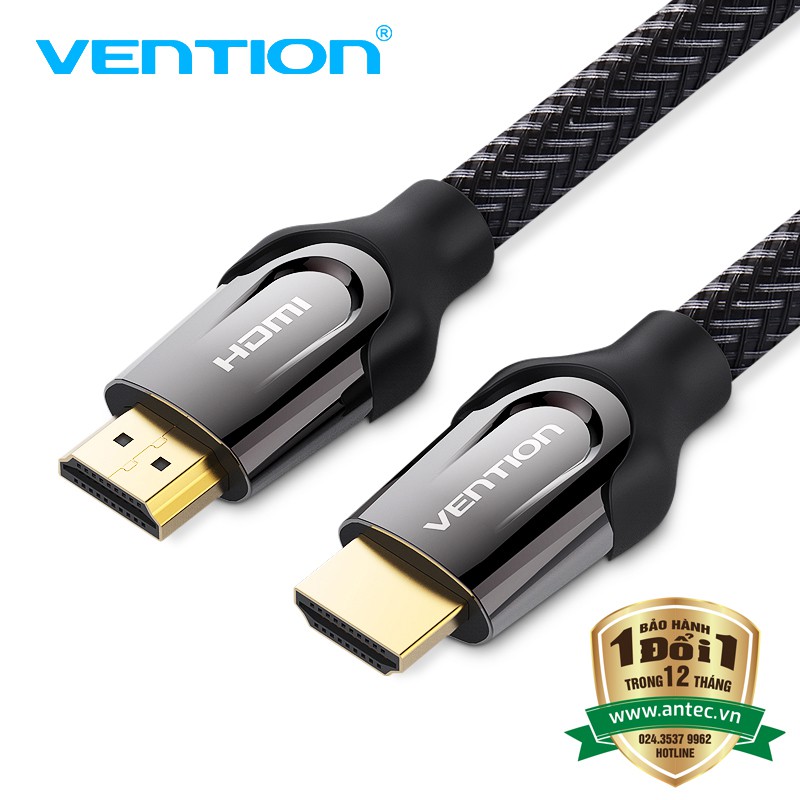 Cáp HDMI chuẩn 2.0 bọc lưới hỗ trợ 4K 60Hz chính hãng VENTION - VAA-B05