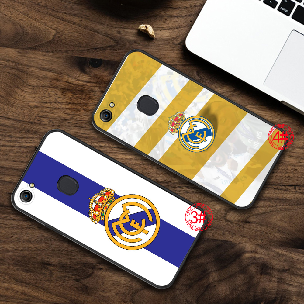 Ốp Điện Thoại Mềm Hình Logo Real Madrid 129n Cho Oppo A15 A15S A54 A94 A95 F19 Plus Reno 5f Lite