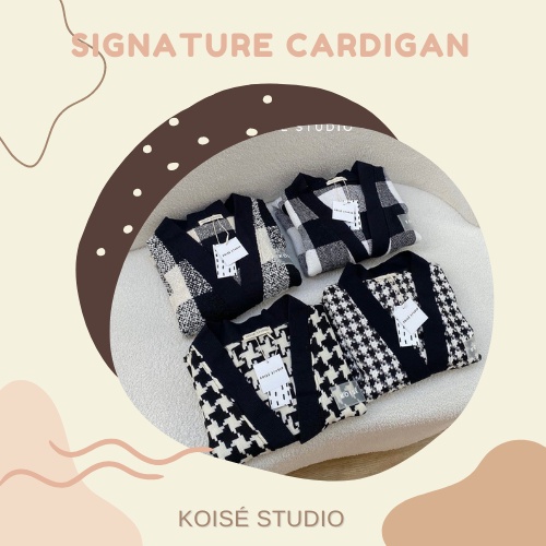 [HÀNG THIẾT KẾ - KOISÉ STUDIO] ÁO SIGNATURE CARDIGAN - BEST SELLER - CHẤT DẠ HÀN CHÍNH PHẨM