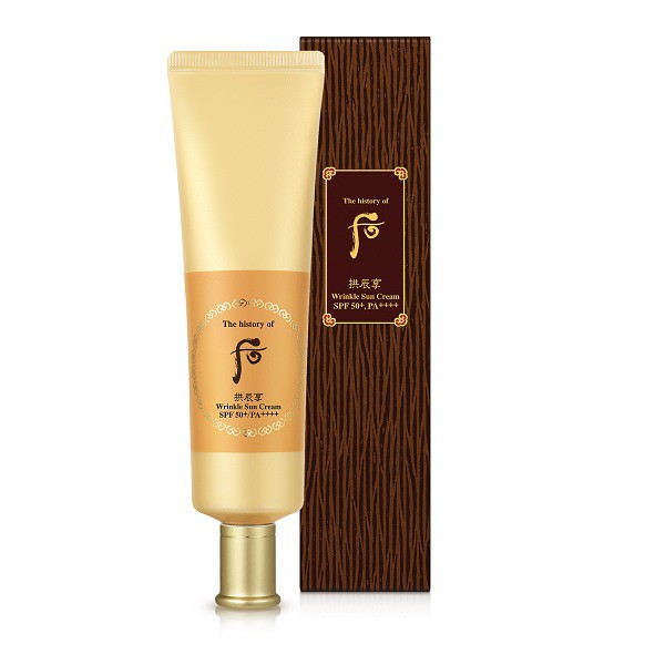 Combo 10 Gói Kem Chống Nắng Chống Nhăn Whoo Vàng Jin Hea Yoon Sun Wrinkle Sun SPF 50+, PA++++