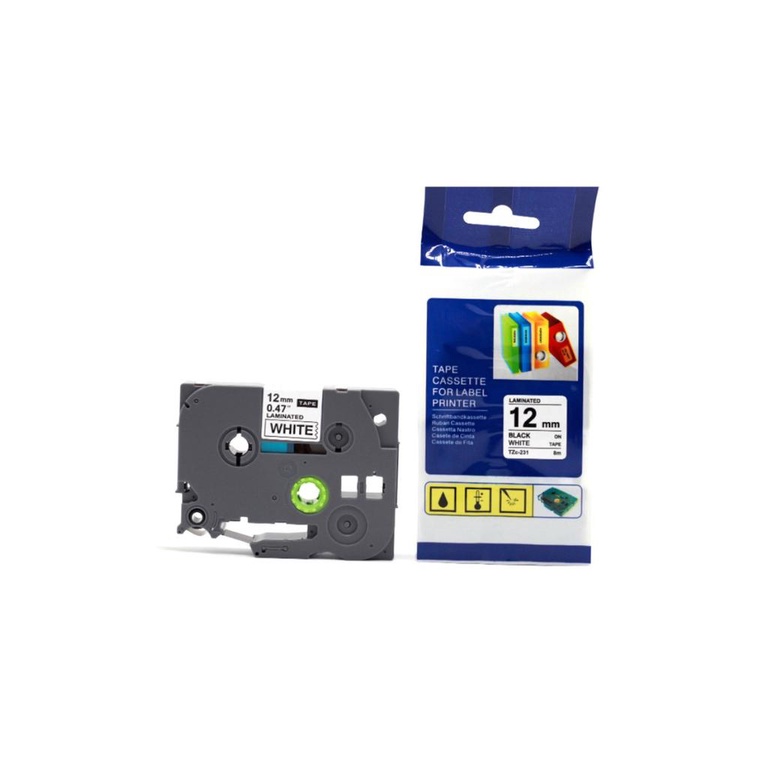 Tương thích cho Băng nhãn Máy in P-touch Brother Tze-231 Tz-231 12mm
