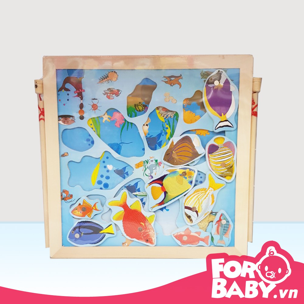 Bảng câu cá bằng gỗ cho bé