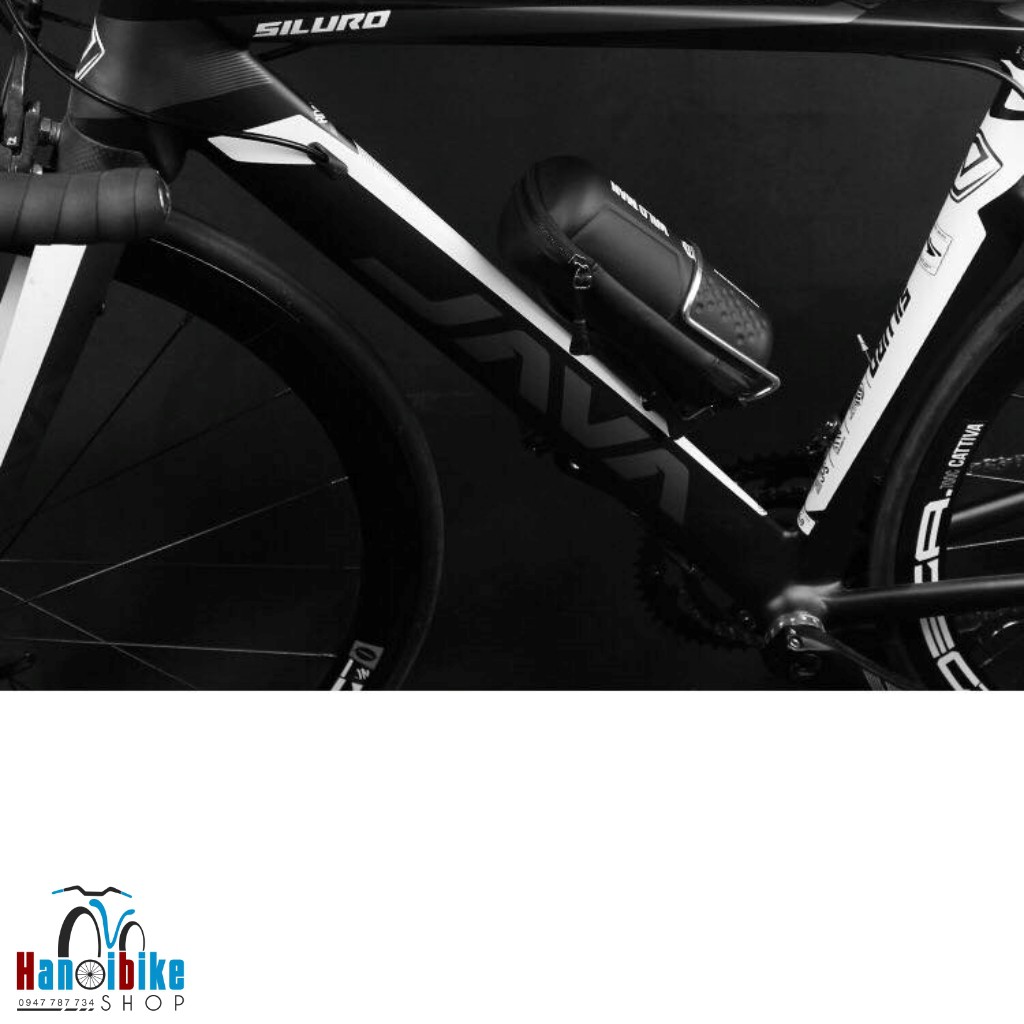 Túi kéo khóa Đựng Đồ Chống Nước Gắn Khung Xe Đạp Tiện Lợi