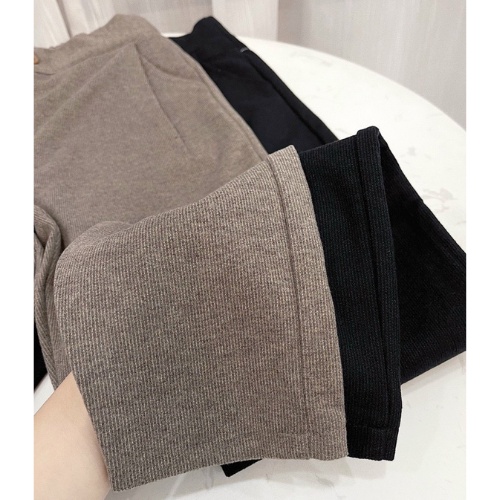 Quần baggy nữ cạp chun dáng công sở chất vải dạ dày dặn cao cấp 2 màu đen nâu