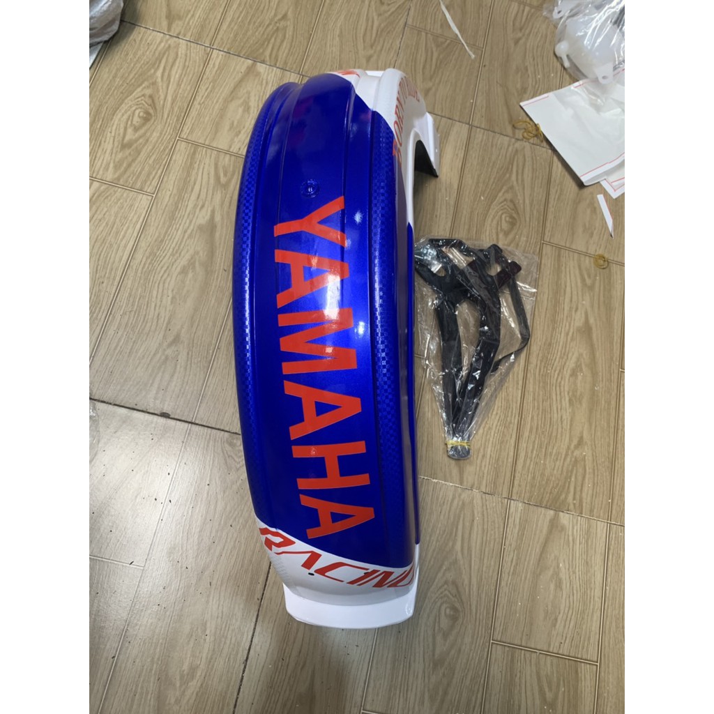 Dè chắn bùn xe exciter 150 màu xanh trắng