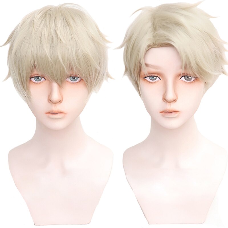 Tóc Giả Ngắn Cosplay Loid Forger Light Blond Trong Phim Hoạt Hình Spy X Family