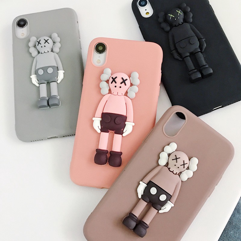 Ốp lưng KAWS dễ thương nhiều mẫu mã cho điện thoại iPhone 11 12 Pro Max 6 6S Plus 7 8 Plus 5 5S SE