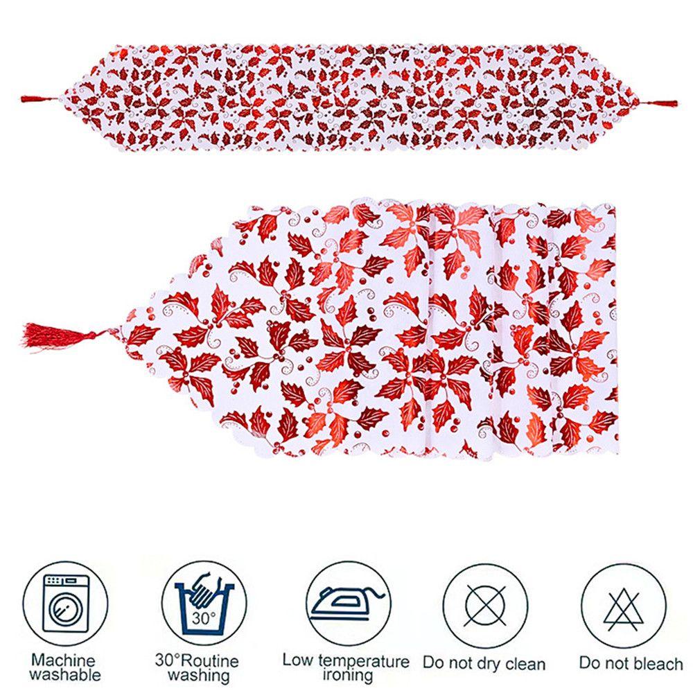 Khăn Trải Bàn Ăn Họa Tiết Giáng Sinh Màu Đồng Thời Trang Dùng Một Lần
