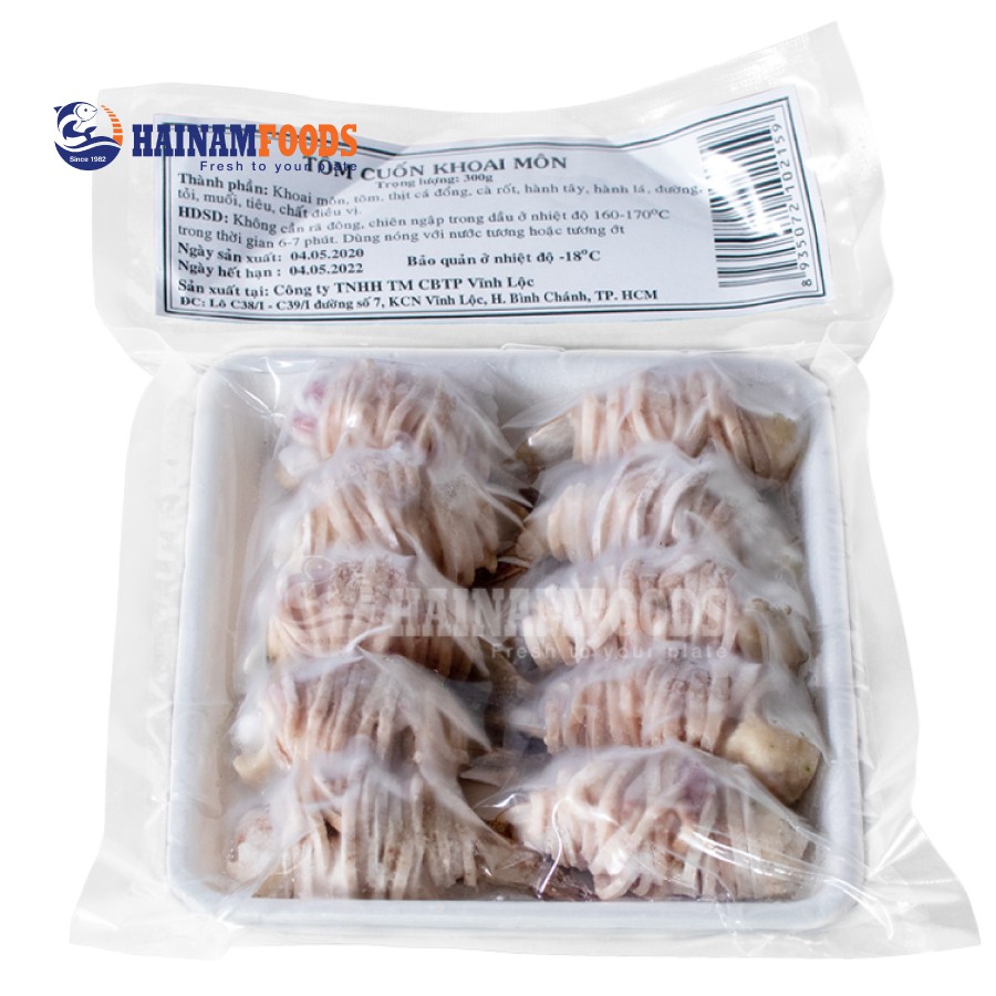 TÔM CUỘN KHOAI MÔN