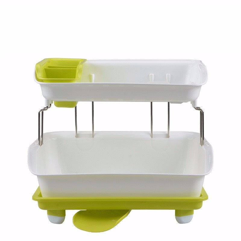 Kệ up chén dĩa 2 tầng _ Giao màu ngẫu nhiên - BX2375