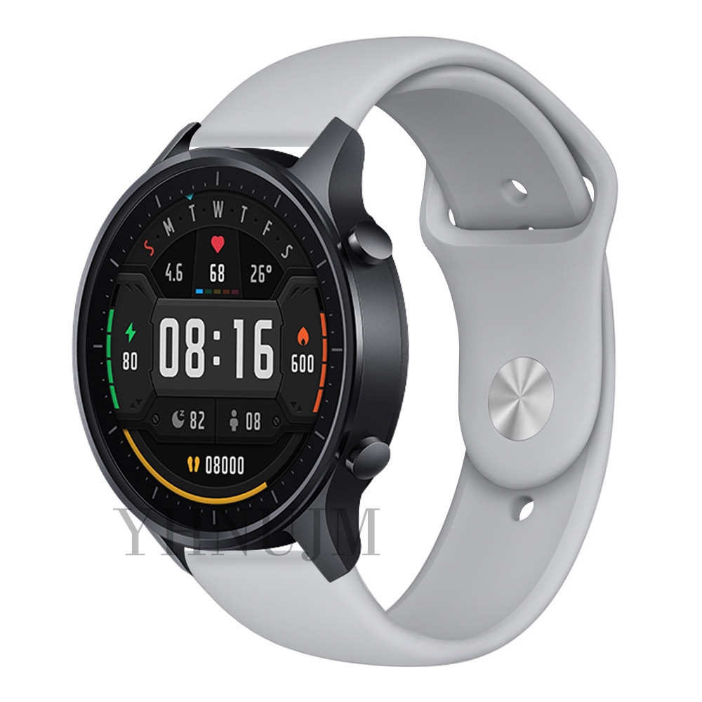 Dây silicon thay thế cho đồng hồ galaxy watch 3/Xiaomi Haylou Solar/galaxy watch active2/huawei GT/GT2/GT2e