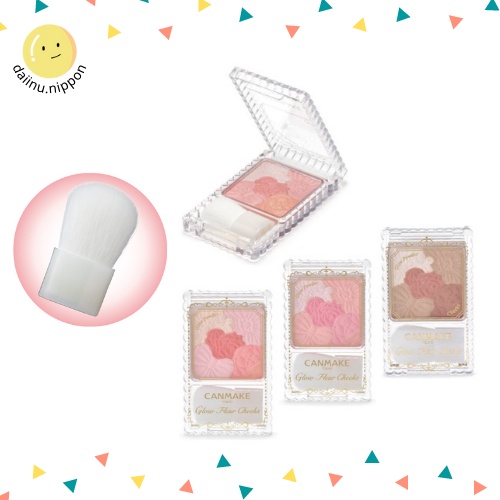 [SẴN 10-12] Phấn má hồng ánh nhũ Canmake Glow Cheek