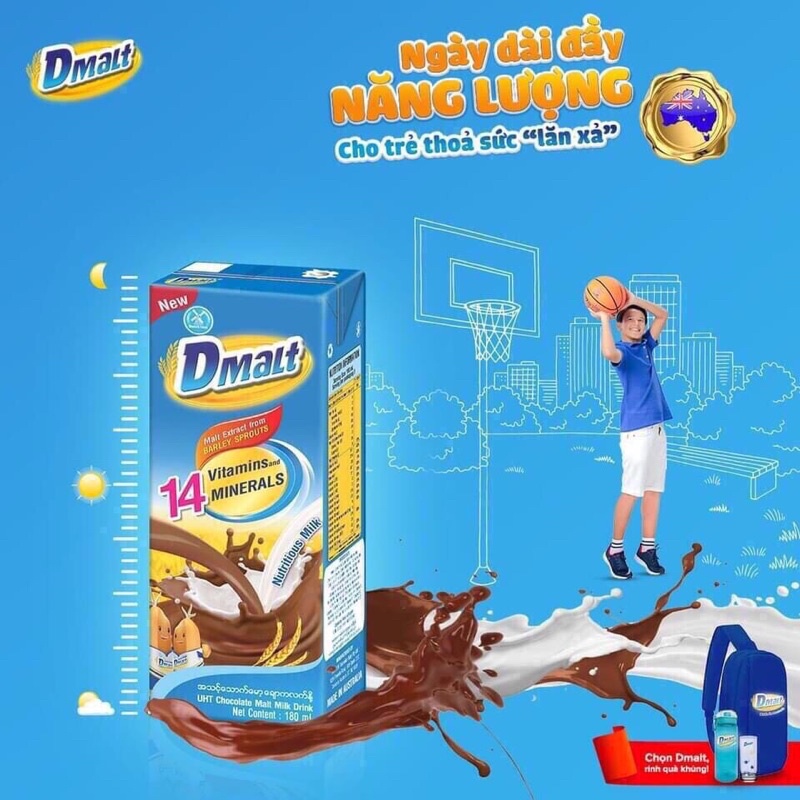 🧃🧃 DMALT ÚC MẪU MỚI THÙNG 48 HỘP VỀ SẴN SLL 🧃🧃