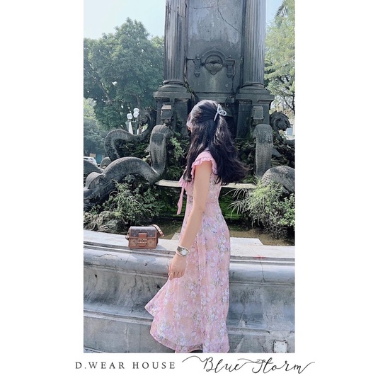 Váy voan Dwear tím lilac size M