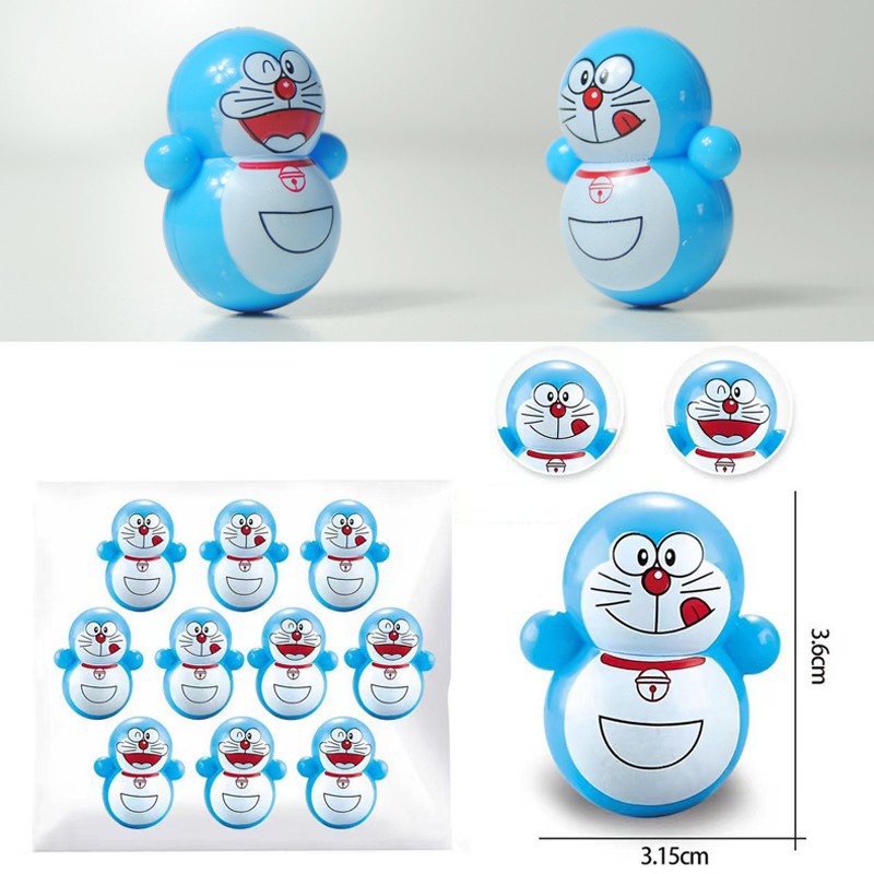 Lật đật squid game mini, đồ chơi lật đật mini doraemon pikachu minions - Giao ngẫu nhiên không trùng mẫu