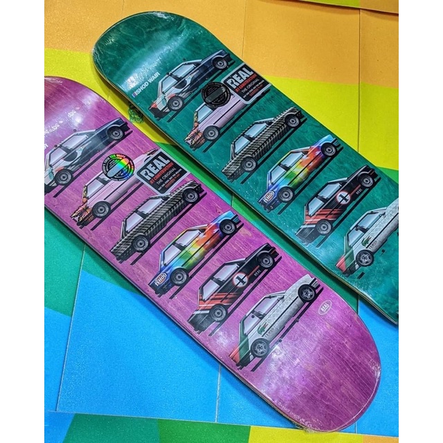 Mặt Ván Trượt Skateboard Cao Cấp Mỹ - REAL WAIR CUSTOMS DECK 8.0 TWINTAIL