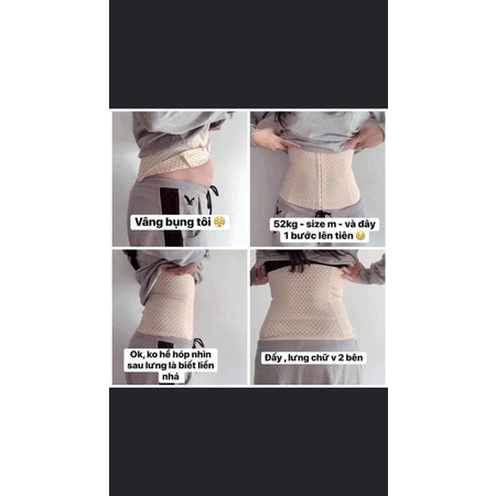 Gen nịt bụng . giúp vòng eo thon gọn và không chảy sệ