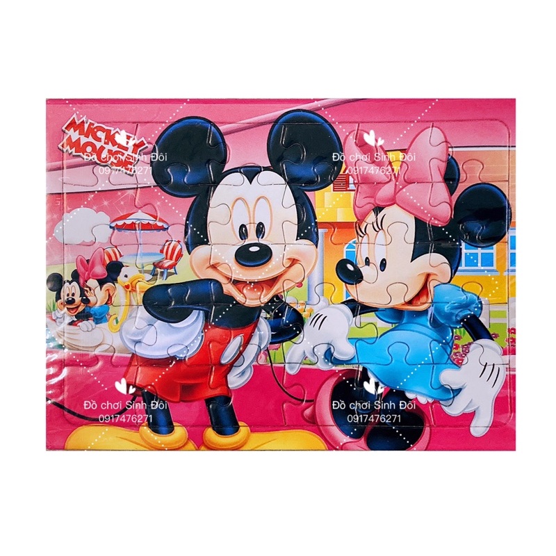 TRANH RÁP HÌNH GIẤY 30 miếng - kích thước 10*14cm