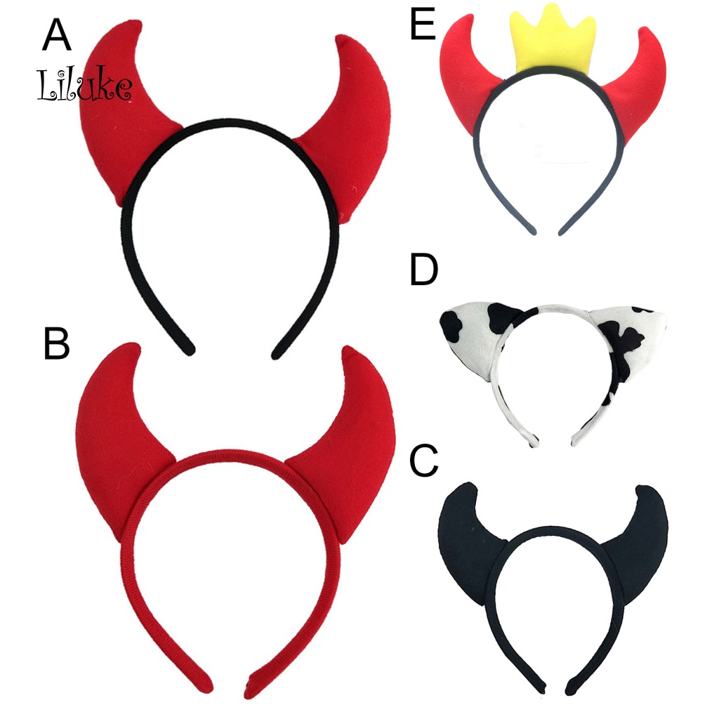 Băng Đô Cài Tóc Hình Vương Miện Phối Hai Màu Trang Nhã Cho Nữ