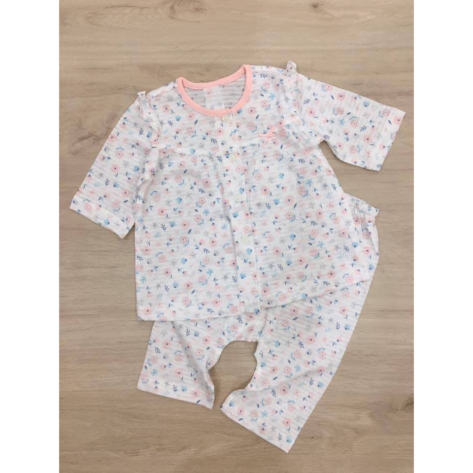 Bộ Absorba hoa nhí hồng cổ bèo
