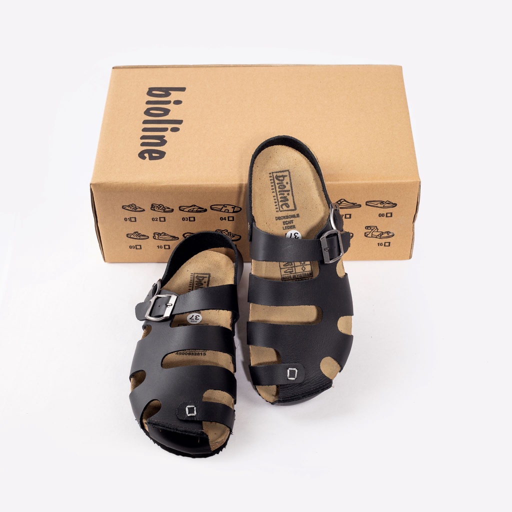 Sandals Rọ Quai hậu Da Bò Thật Dòng Unisex Xuất khẩu châu Âu Birken vietnam