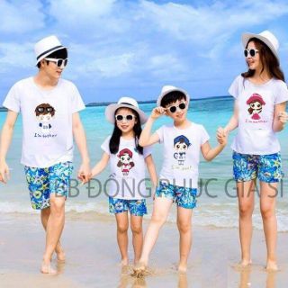 Áo đồng phục gia đình. Có đủ màu