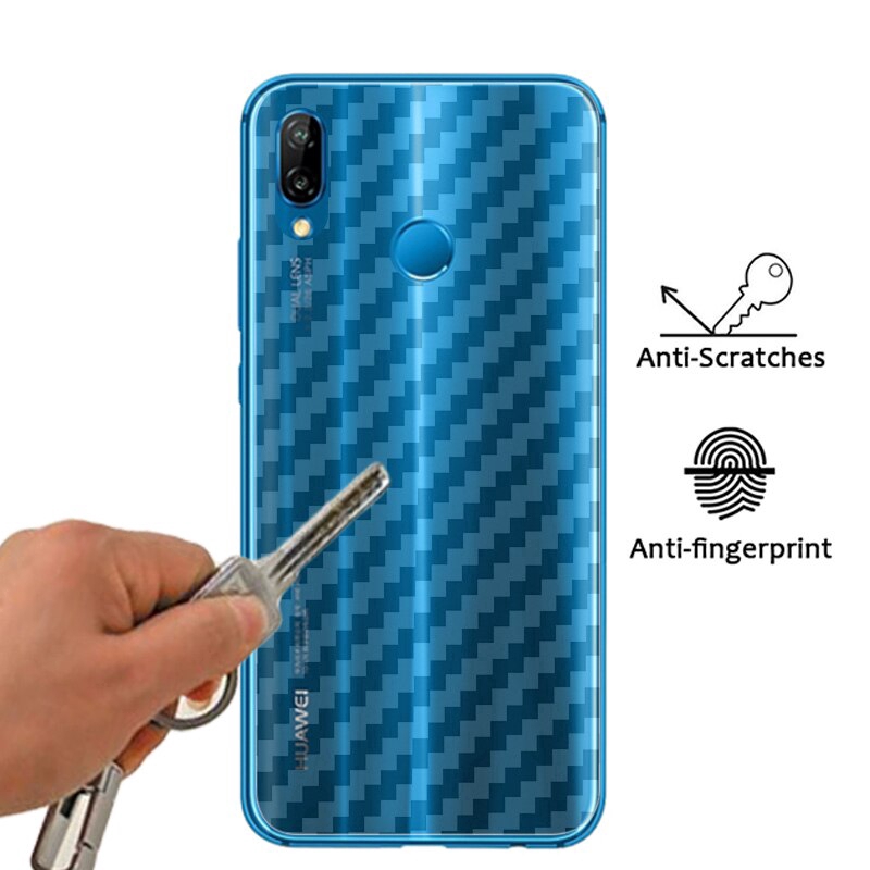 Miếng dán lưng điện thoại carbon 3D trong suốt cho Huawei P60 Pro P30 P20 Pro Nova 11 11i 10 SE 9 SE 8i 7i 5T Y71 Y70