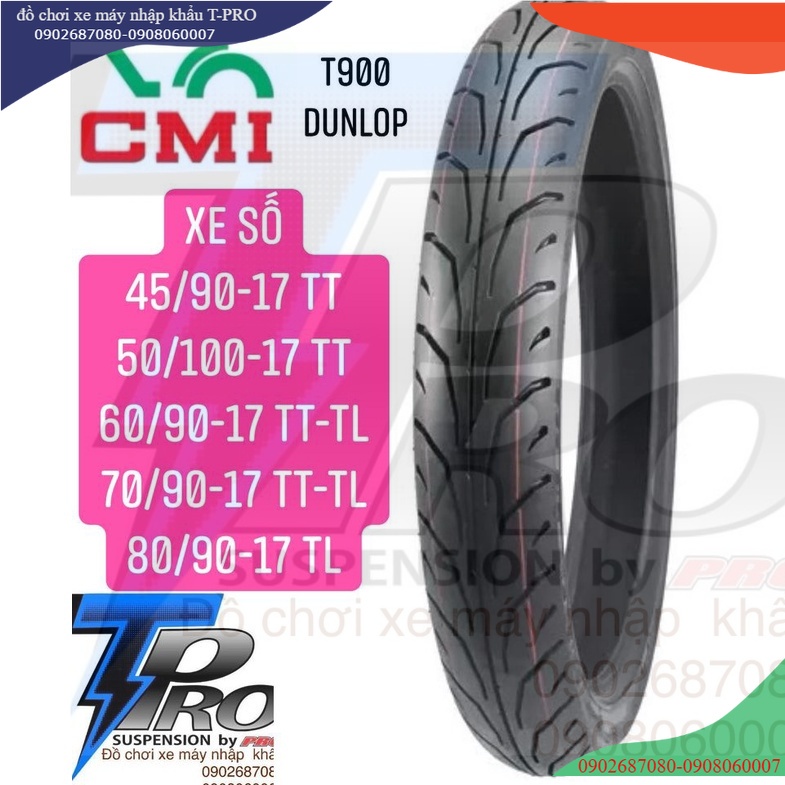 VỎ LỐP CTH_900 DUNLOP 60-70-80-90 17inches (XE SỐ)_ cameltire_fass_CHEETAH CMI