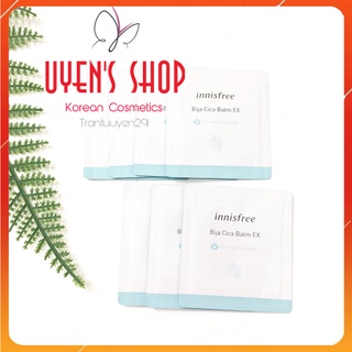 Sample Gel ngăn ngừa mụn Innisfee Bija Cica Balm sample 1Ml