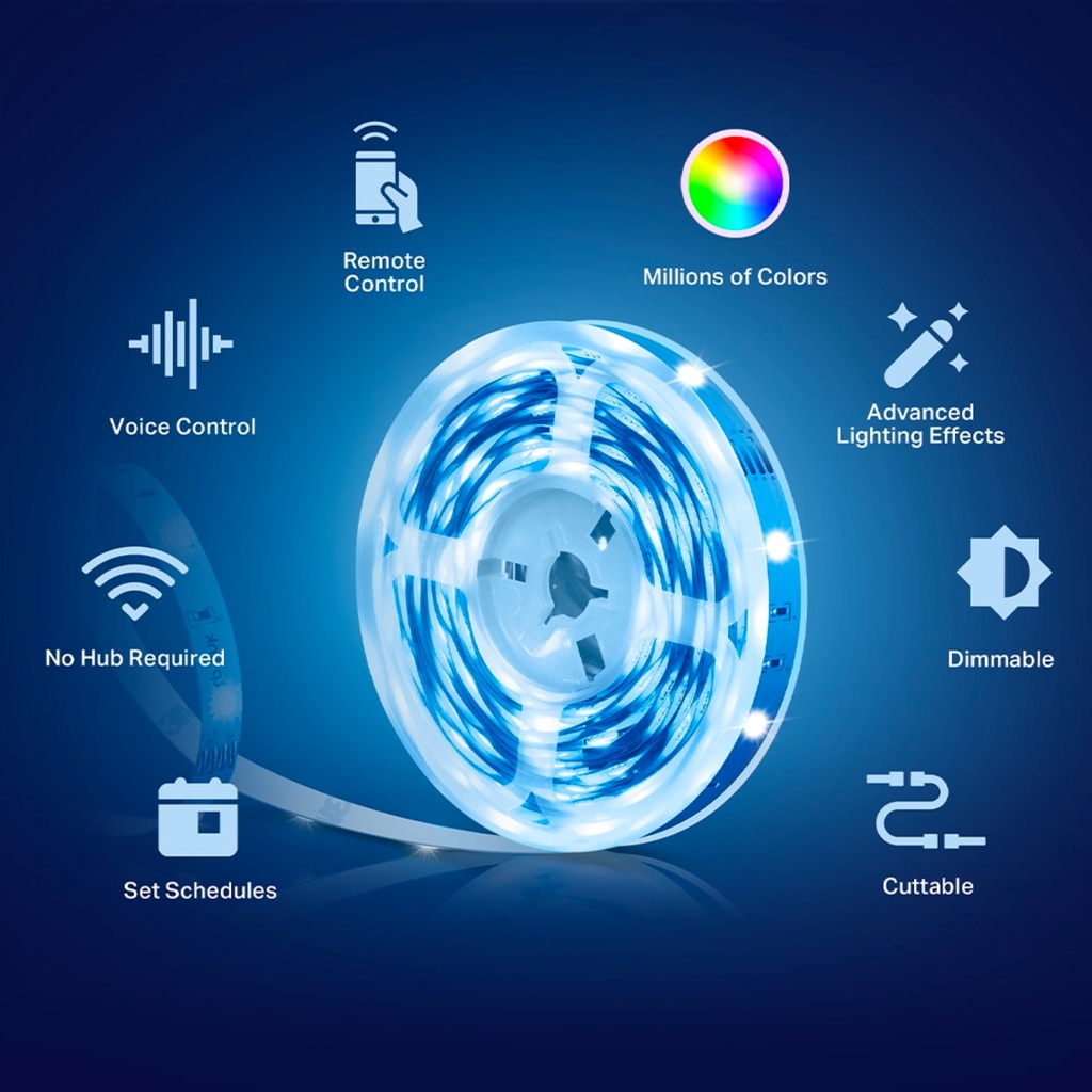 Bộ Led Dây RGB TP-Link Tapo L900 WiFi Thông Minh Nhiều Màu Sắc - Chính Hãng