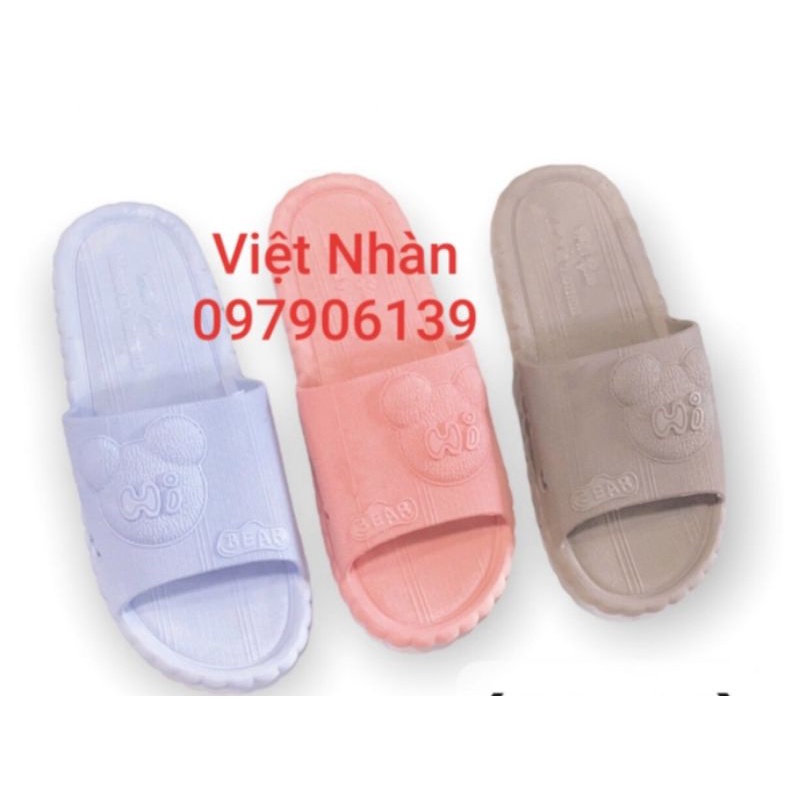 Dép quai ngang cho nữ hình dép gấu