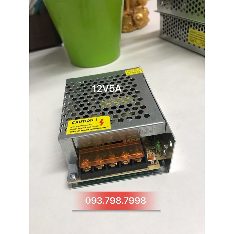 Nguồn Tổ Ong, Nguồn Camera 12V5A (Ảnh thật). Bảo hành 12 tháng