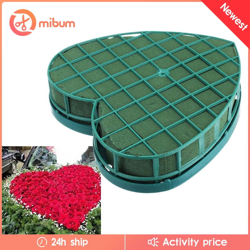 Khối Xốp Hình Trái Tim / Bông Hoa / Trái Tim Mở Dùng Để Cắm Hoa Ki