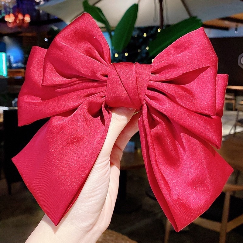 Cặp tóc, buộc tóc nơ lụa công chúa xinh xắn