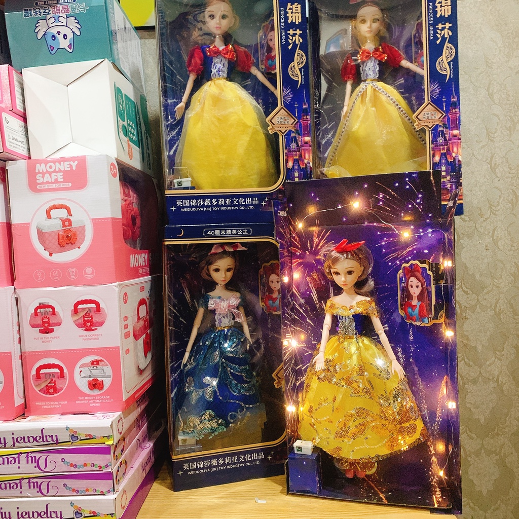Búp bê cỡ đại kèm phụ kiện phát sáng, búp bê Elsa